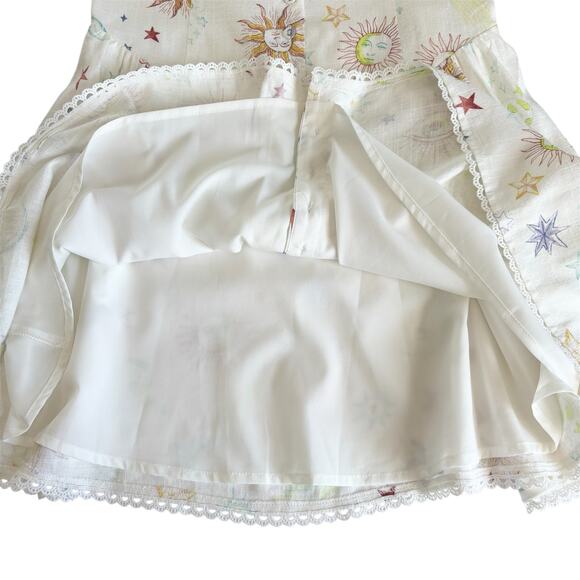 We’re All Pretty Girls In My Orbit Galaxy Print Mini Dress Women’s Size Large - Picture 8 of 12